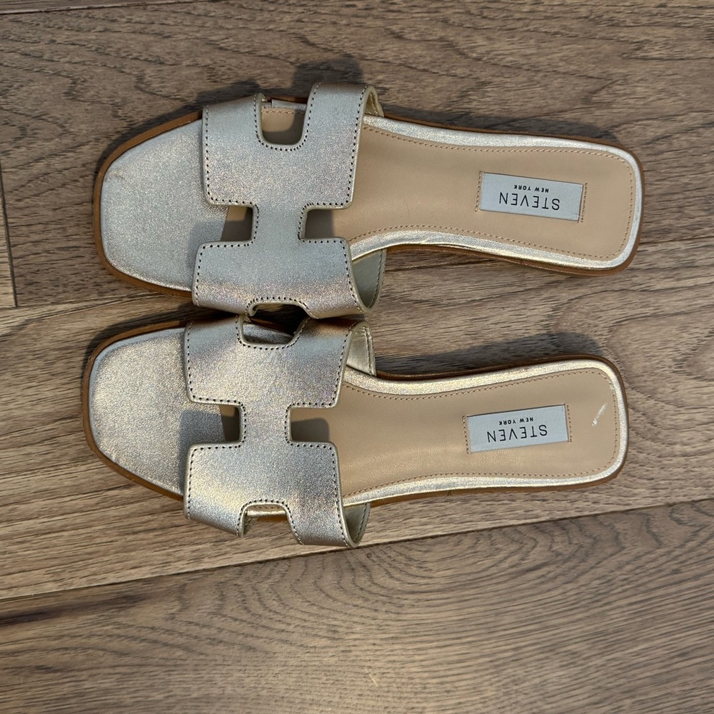 Steven by Steve Madden Gold Women's Sandals